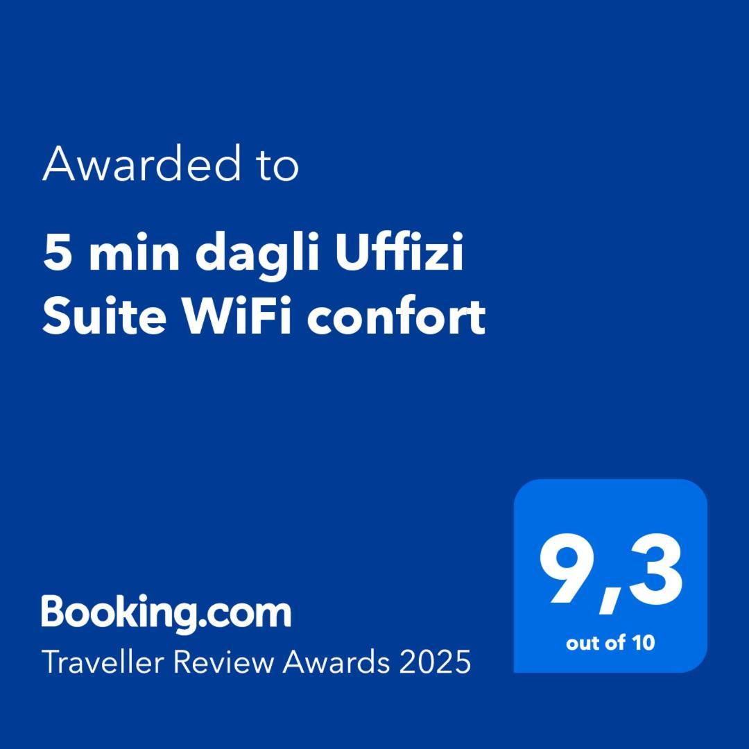 5 Min Dagli Uffizi Suite Wifi Confort 佛罗伦萨 外观 照片